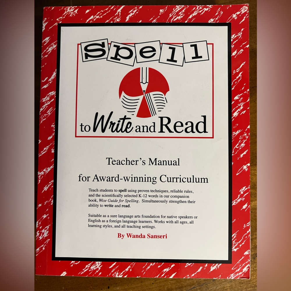Spell to Write and Read books